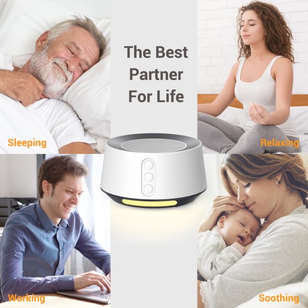 BGOVERSS White Noise Machine White Color - Image 3